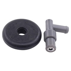 MOTOKU PCV Valve and Grommet for Dodge Dakota Durango Ram 0.25 inches, Black
