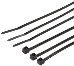 2000 PACK! Self-Locking Zip Cable Ties, 4″ in 18lbs, Fencing Fence Garden Wraps