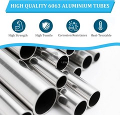 Aluminium Tube 1mm Thickness 3 mm – 40 mm OD Straight 300mm/500mm Length
