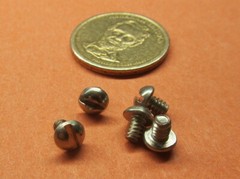 Round Head Slotted Machine Screw 18-8 Stainless Steel, 6-32 x 3/16″ L 300 Pcs