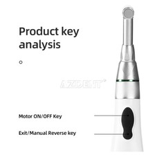 Dental Endo Motor Wireless Cordless 16:1 Handpiece Root Canal Treatment