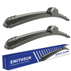 OEM QUALITY 28″ + 17″ Premium All-Seasons Stable And Quiet Windshield Wiper B…