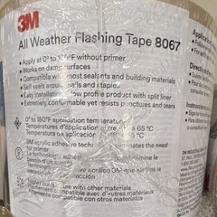 3M All Weather Flashing Tape 12 Rolls 4”x75’/25 yds MPN #8067
