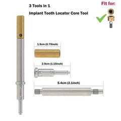US Osstem HIOSSEN ET Mini Locator Overdenture Abutment Locator Male Caps Tool