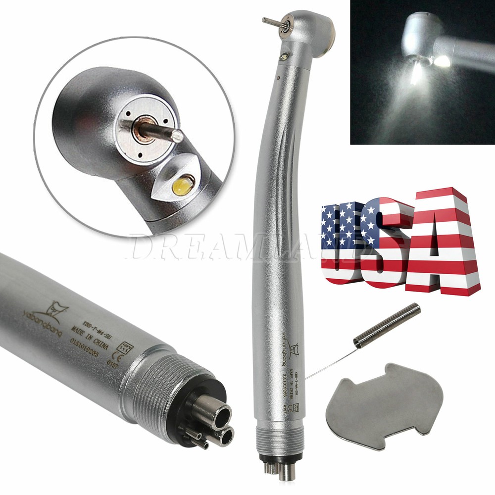 1-10 LED E-Generator Dental High Speed Fiber Optic Handpiece 2Holes 4Holes