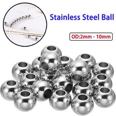 Stainless Steel Ball Bearing Bead Ball with holes Unthreaded OD 2mm – 10mm
