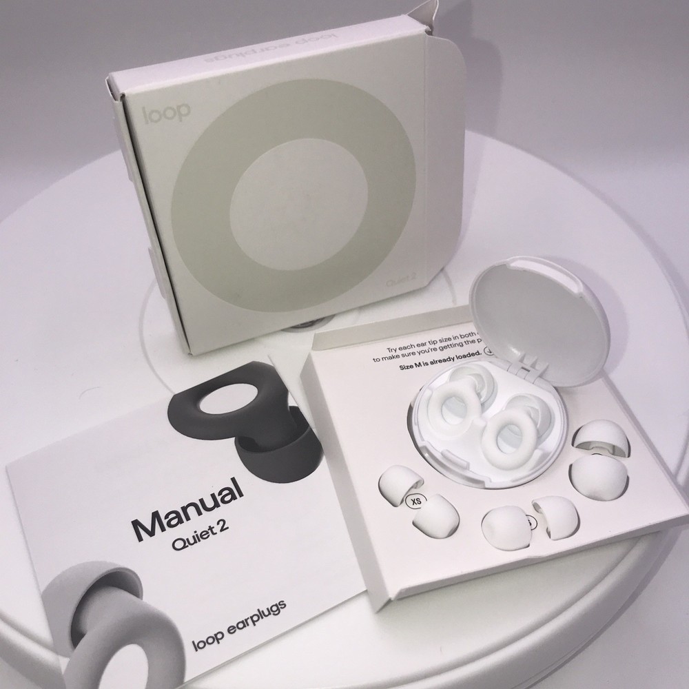 Loop Quiet 2 Ear Plugs Reusable Noise Reduction 14 dB Comfortable Fit