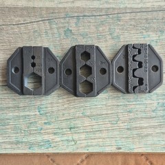 Master Interchangeable Coax & Wire Crimping Die Jaws Set Multi Color 6pc Lot