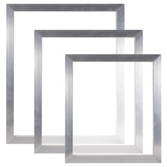 3-Piece Aluminum Screen Printing Frames Set, 110 Mesh, 10×14, 8×12, 6×10 Inches
