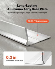 VEVOR Concrete Screed Blade 14 ft Length Aluminum Alloy Board Leveling Tool