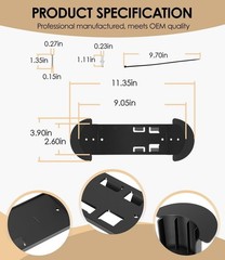 Black Ethernet Cable Caddy Holder Mounting Kit for StarLink Gen3 Cable Managemen