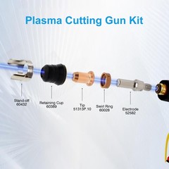 24PCS IPT40 Plasma Cutter Consumables Tips Electrodes for YESWELDER CUT-55DS Pro