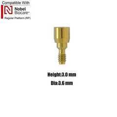 US 5Pcs Dental Healing Cap Abutment RP/NP Compatible Nobel Active ∅3.6 ∅5.0 ∅6.0