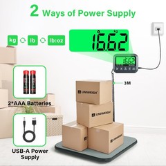 Digital Postal Scale 440lb,High Accuracy 0.35oz Shipping Scale for Packages