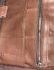 Vintage Franklin Covey Nappa Leather Planner Binder; Brown