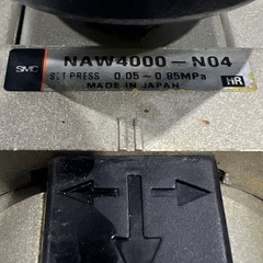 🔥SMC NAW4000-N04 Filter Regulator 0.05~0.85MPa, Used, Free Shipping🇺🇸