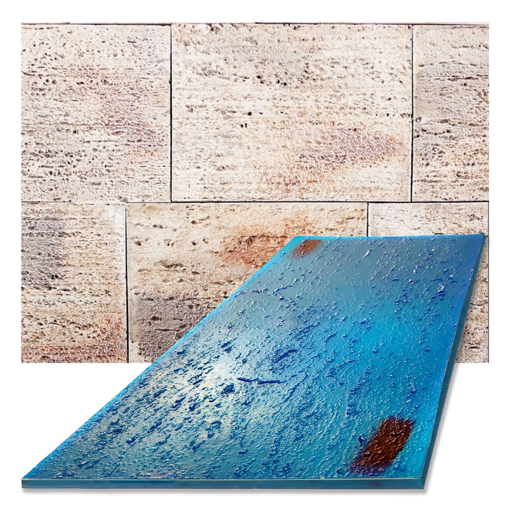 Polyurethane mat stamp TRAVERTINE | Concrete Cement Stamping Texture Stone