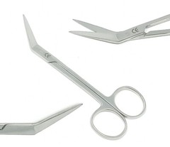 Super Cut Iris Scissors 4.5″ Angled Blade Surgical, Dermal Dental Instrument