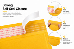 Kraft Bubble Mailers Padded Shipping Envelopes Self Seal Mailing Bags Any Size