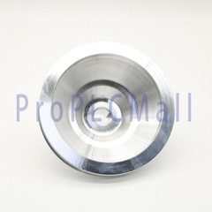 OD 130mm, 4 Step Pulley 16mm Bore for 1/2″ = 12.7mm Belt width – Cast Aluminum