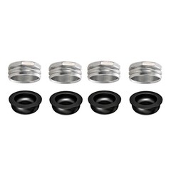 US Dental overdenture Locator Abutment Retention Caps Male Cap Inserts Set