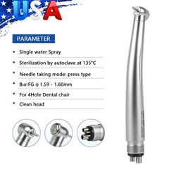NSK Style dental high speed handpiece push button type turbine 4 hole SANDENT Dr