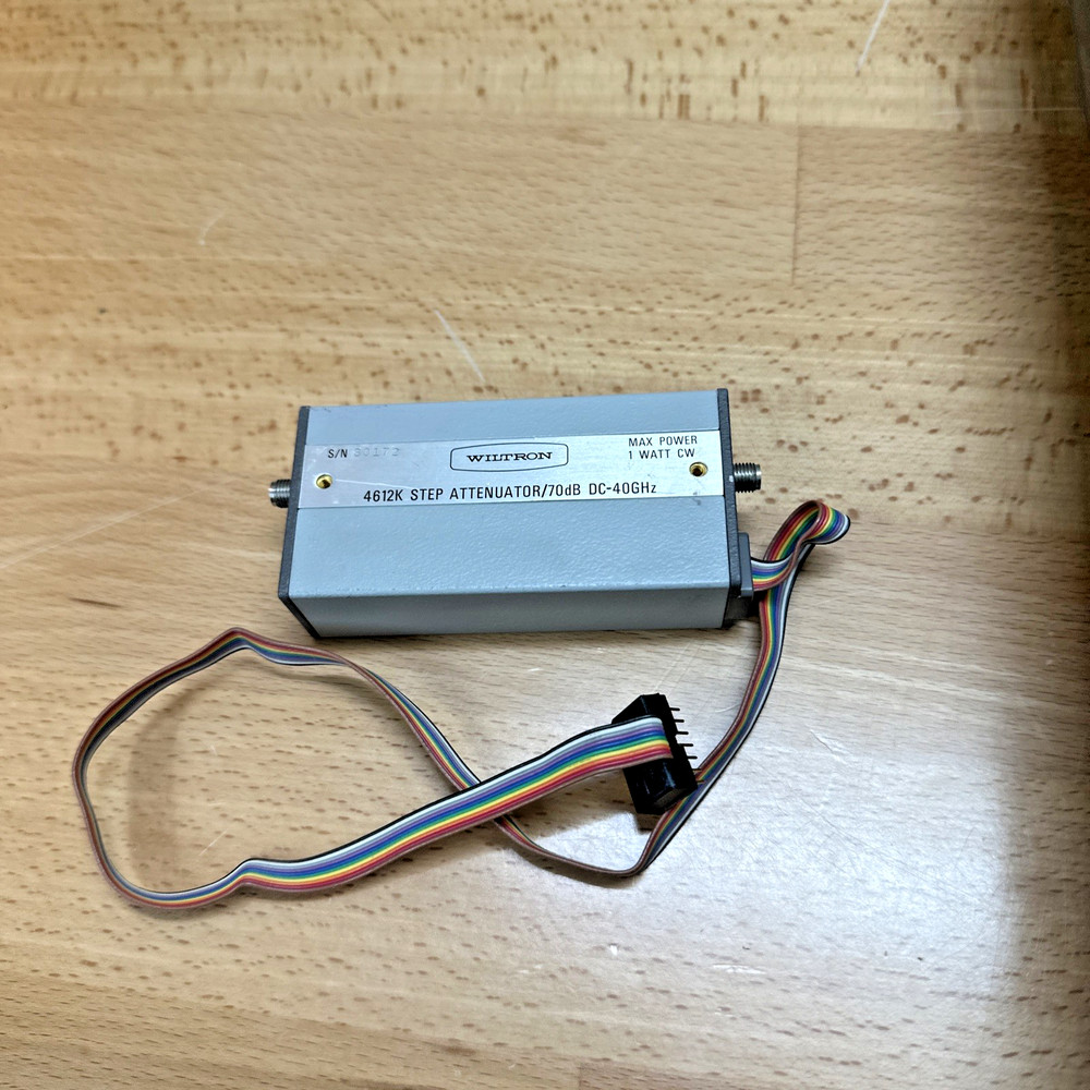 Anritsu Wiltron 4612K Programmable Attenuator DC-40GHz 70dB 24V for Parts/Repair