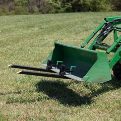 Titan Attachments Light-Duty 43″ Clamp-On Pallet Forks, 30″ x 3″ Fork Length