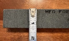 Carborundum Silicon Carbide Fine Rectangular Sharpening Stone 10” No. 58C