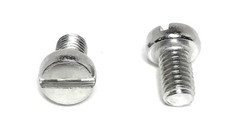 (25) M5-0.8 x8 Stainless Steel Slotted Cheese Head Machine Screw DIN84 A2 M5x8