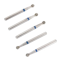 10Pc AZDENT Dental Diamond Bur FG Tapered Round BR TF For High Speed Handpiece