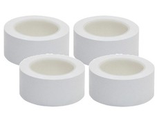 4 ROLLS Vinyl PVC WHITE Floor Safety Lane Marking Tape (OSHA) 2″ X 36 YDS 6 MIL