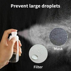3D Adult Unisex Respirator Black Face Mask Cover Washable Reusable High Quality