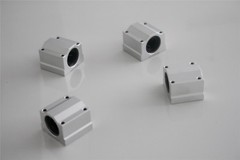 SCS10UU 10mm Linear Ball Bearing Pillow Block Linear Slides Unit for CNC 4Pcs US