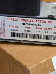 Honeywell ML7164A 2001 Direct Coupled Actuator With Declutch, 24V, 50/60HZ