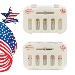 Dental Fiber Post Resin Screw Thread Quartz Drills Yellow/Red USPS CEFDA