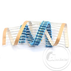 1/4W Metal Film Resistors 0.1% tolerance 1 ohm to 10M ohm available 20 pack