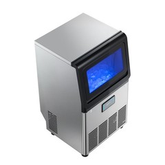 Uimoso 90lbs/24h Commercial Ice Maker for Bar and Restaurant with 13lbs Storage