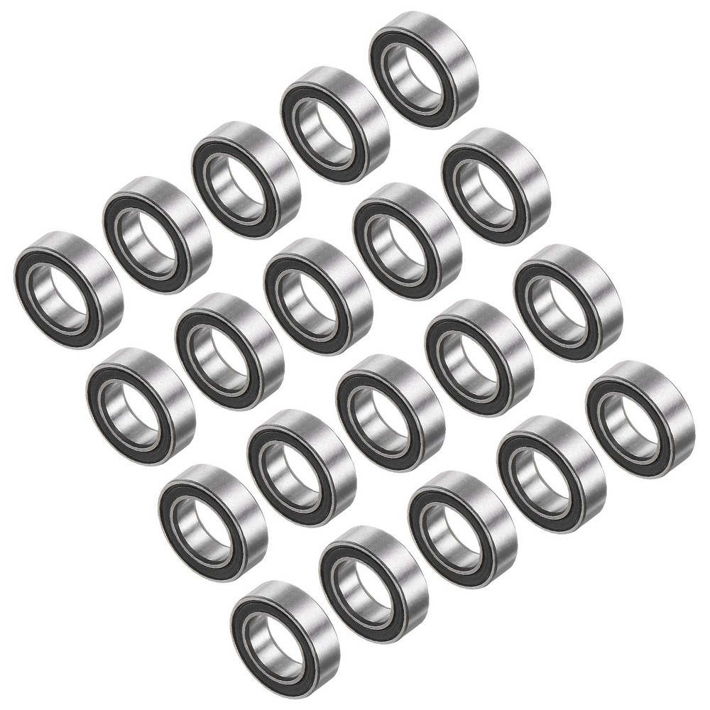 20pcs MR106-2RS 6x10x3mm Chrome Steel Mini Bearing Double Sealed ABEC3