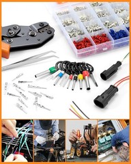 Pin Connector Kit for Car Electrical Wire Connectors Terminal, 944 Pcs