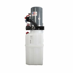 Single & Double Hydraulic Pump For Dump Trailer KTI – 12VDC – 6 Quart Reservoir