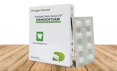 Dengen Dental Sterile Gelatine Hemostatic Sponge Gelfoam Cubes 32pc