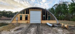 50x35x19 DuroSPAN Steel Building DIY Quonset Home Cabin Kit Open Ends