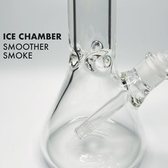 9MM THICK Wall 10 INCH Bong Pipe Clear Glass Beaker Hookah USA