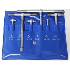 HFS(R) 6 Pc Precision Telescoping Gage Set 5/16″ – 6″ Range T-Bore Hole Gauges