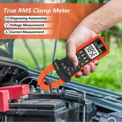 Bluetooth TRMS 4000 Counts Digital Clamp Meter Auto Range AC DC Amp Volt Ohm NCV