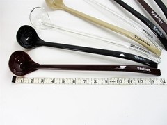 Lot of 12 Carlisle Dressing Ladle Assorted 13-1/2″ salad bar buffet Imprinted