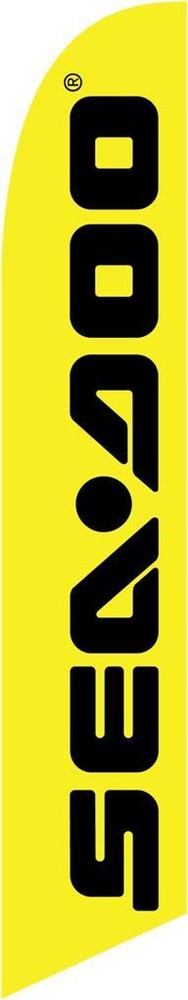 SeaDoo 12ft Feather Banner Swooper Flag – FLAG ONLY