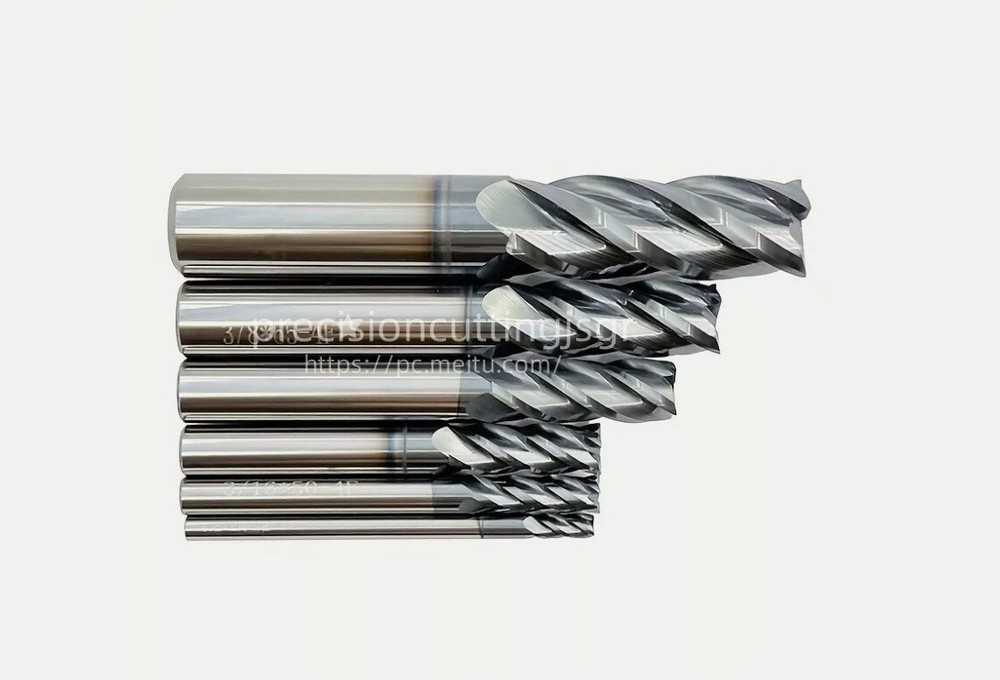 6pcs 1/8 – 1/2″ combo set Solid Carbide End Mill – AlTiCrN Coated