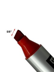Jumbo Permanent Markers – Color pack of 4 – Black, Red, Green, Blue